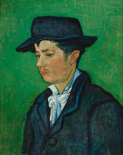 Van Gogh, Portret Armanda Roulin, Źródło: vangoghgallery.com