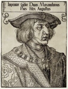 Albrecht Dürer Bildnis Kaiser Maximilians I., um 1519 Albertina, Wien