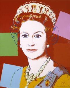 Queen Elizabeth II of the United Kingdom 1985 by Andy Warhol 1928-1987, źródło: tate.org