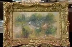 Odnaleziony obraz Pierre-Auguste'a Renoira źródło: NewsyHub / YouTube