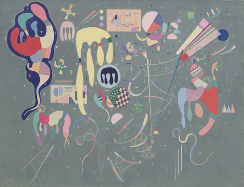 Wassily Kandinsky, Various Actions (Actions variées), 1941, źródło: guggenheim.org