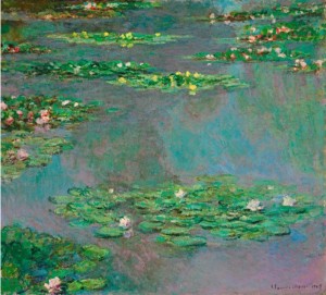 Claude Monet, Nenufary, 1906, źródło: Christie’s