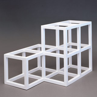 Sol LeWitt, Open Geometric Structure 2-2,1-1, 1991,źródło: The LeWitt Collection, Chester, CT.