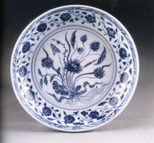 Porcelana chińska, źródło: Muzeum Śródziemnomorskie w Sztokholmie 