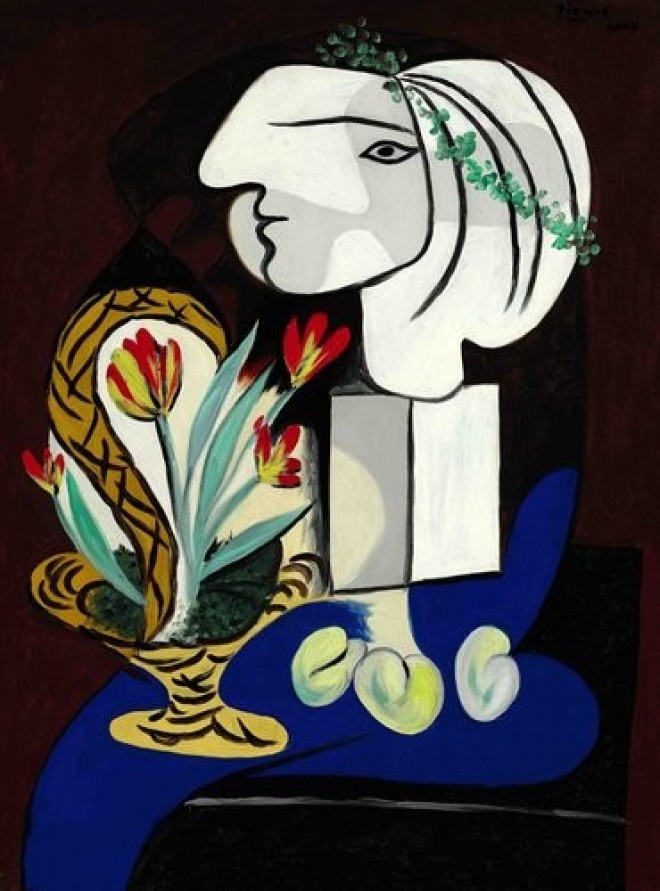 Pablo Picasso, Martwa natura z tulipanami, źródło: Sothebys.com