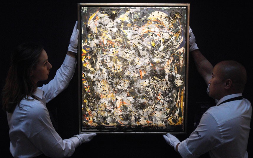 Jackson Pollock, Number 4, 1951, źródło: Sothebys.com