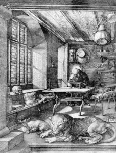 Albrecht Dürer, "Św. Hieronim w pracowni", Źródło: Christie's