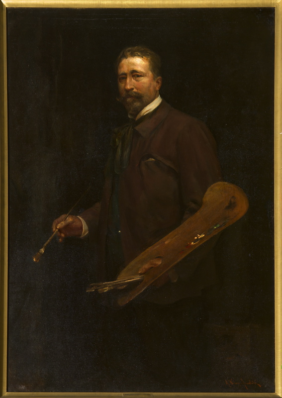 Autoportret Alfreda Wierusza- Kowalskiego, ok., 1900, MNW