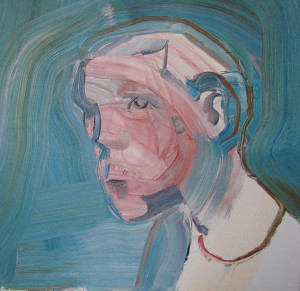 LETO Norman, An egoist, olej na płótnie, 60 x 60 cm, 2008, Źródło: Art Agenda Nova