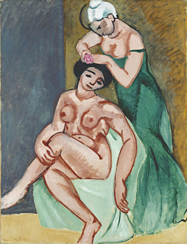 Henri Matisse, La Coiffure, 1907 rok, Staatsgalerie Stuttgart