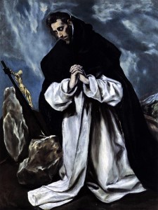  El Greco, St. Dominic in prayer, źródło: wikipedia.org