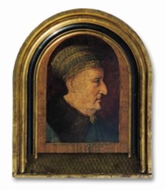 Malarz z kręgu Mistrza Habsburgów, Portret cesarza Fryderyka III, początek XVI wiek, wylicytowany w 2002 roku za 95 000 złotych, źródło: altius.com 