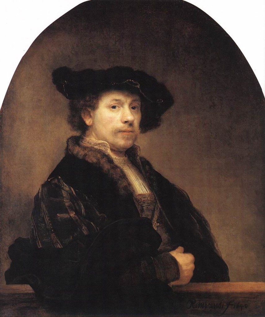 Rembrandt, Autoportret, 1640 rok, National Gallery, Londyn