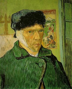 Vincent Van Gogh, Autoportret z zabandażowanym uchem 1889