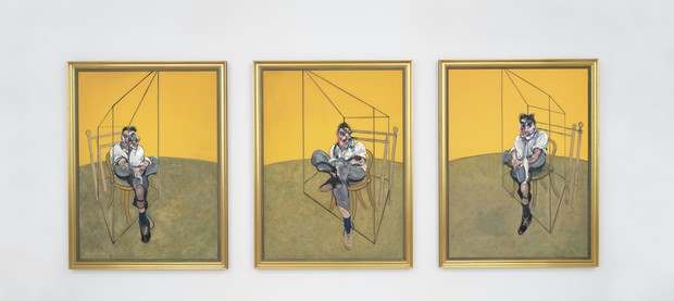  Francis Bacon, Three Studies of Lucian Freud, 1969, triptych, Christie’s