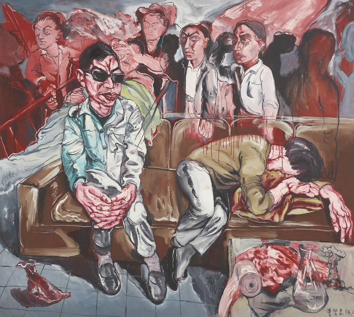 Zeng Fanzhi, "Hospital series", 1994. Źródło: Saatchi Gallery