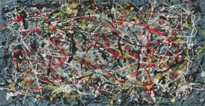 Obraz sygnowany „J. Pollock”, sprzedany londyńskiemu kolekcjonerowi, który walczy o zwrot straconych pieniędzy, za 17 milionów dolarów.
