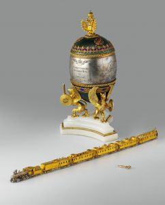 Jajo wielkanocne; Peter Carl Fabergé; źródło Kremlin Muzeum