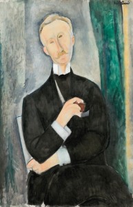 Amedeo Modigliani "Portrait de Roger Dutilleul" (1884 - 1920), źródło: Christie's