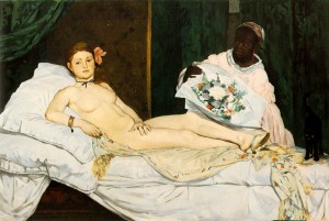 Eduardo Manet, Olimpia, źródło: Musee d'Orsay