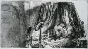 Rembrandt, Łoże francuskie, źródło: pubhist.com