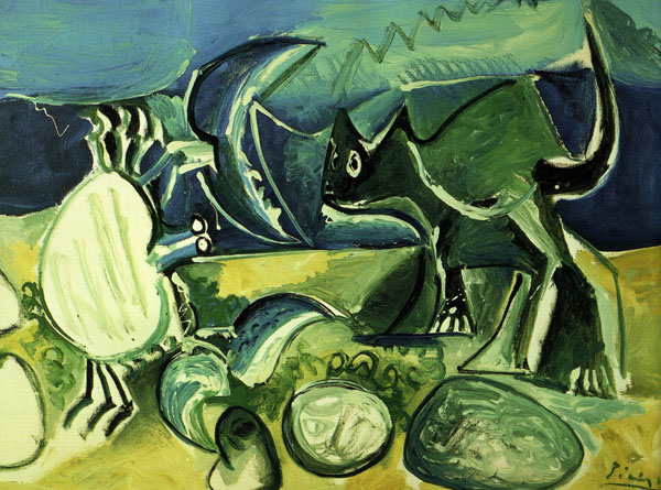 Pablo Picasso, Kot i krab, 1965
