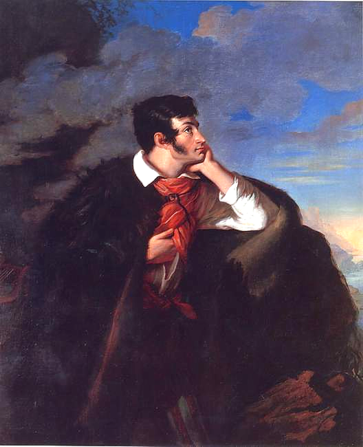 Walery Wańkowicz, Portret Adama Mickiewicza na Judahu skale, 1827-1828, z kolekcji Muzeum Narodowego w Warszawie