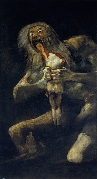 Francesco de Goya, Saturn pożerający własne dzieci, z kolekcji Museo del Prado