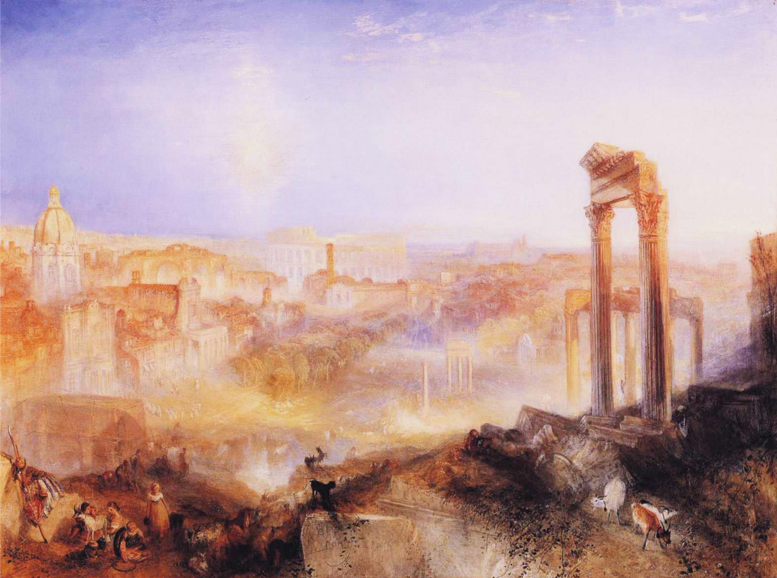William Turner, Modern Rome - Campo Vacino, 1839, Sotheby's