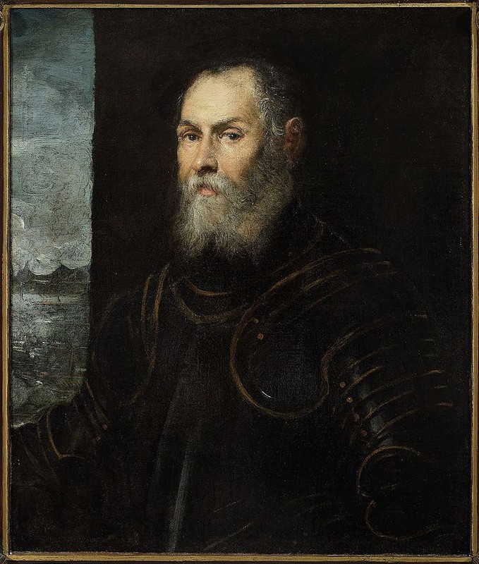 Jacobo Robusti zw. Tintoretto,  Portret weneckiego admirała, ok.1570 roku, ze zbiorów Muzeum Narodowego w Warszawie