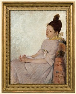 Olga Boznańska „Zadumana dziewczynka” (1889), źródło: Agra-Art