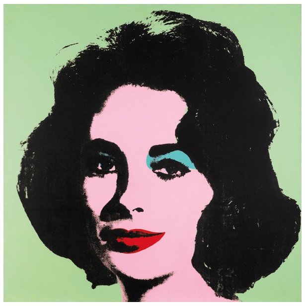 Andy Warhol, Liz #3 [Early Colored Liz], źródło: Sotheby's