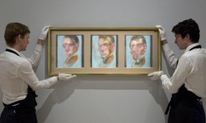 Francis Bacon, Three Studies for a Self - Portrait, 1980 rok, źródło: Sotheby's