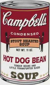 Andy Warhol, Campbell's Soup Can, źródło: Christie's 