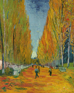 Obraz Vincenta van Gogha, L'Alle des Alyscamps, kupiony przez chińskiego kolekcjonera za 66 milionów na majowej aukcji w Sotheby's dolarów, źródło: Sotheby's 