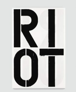 Christofer Wool, Untitled (Riot), 1990, źródło Sotheby's
