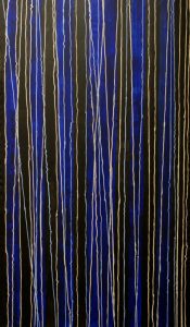 Janina Wierusz Kowalska, Ropes, acrylic on canvas, 200 x 120 cm