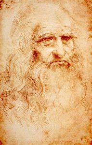 Leonardo da Vinci, Autoportret, 1513
