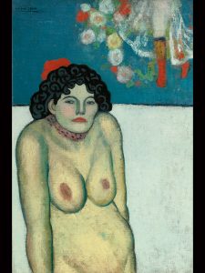 Pablo Picasso, La Gommeuse, 1901, źródło: Sotheby's