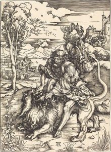 Albrecht Dürer, Samson rozdzierający paszczę lwa, Christie's