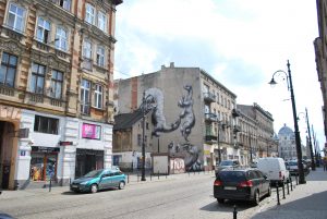Mural Roa w centrum Łodzi, fot. Sebastian Frąckiewicz