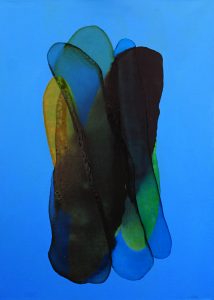 Alludo_Marton, Romvari xclouds,100 x 70 cm, oil and lacquer on canvas, 2012, źródło: IAFwarsaw 2016