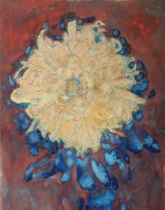 Piet Mondriaan, jedna z serii prac Chrysanthemum, źródło: Christie's