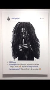 Richard Prince, Rastafarian Smoking a Joint, 2014, źrodło: Twitter