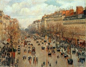Camille Pissarro, Boulevard Montmartre,1897