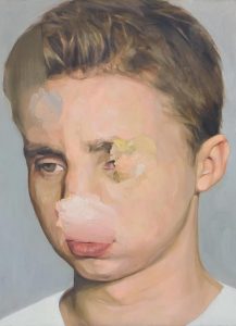 Cyryl Polaczek, Autoportret, olej na płótnie, źródło: materiały prasowe