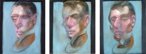 Francis Bacon, „Three Studies for a Self-Portrait” 1980. Źródło: Sotheby's