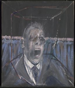 Francis Bacon, Study for a Portrait , 1952 , Oil paint and sand on canvas, Estate of Francis Bacon, źródło: materiały prasowe Tate Modern
