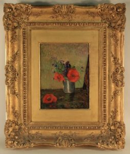 Paul Gauguin, "Fleurs D'Ete Dans Une Goblet",1885, źródło: Litchfield County Auctions