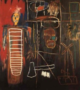 Jean Michel Basquiat, "Air Power", 1984, źródło: Sotheby's